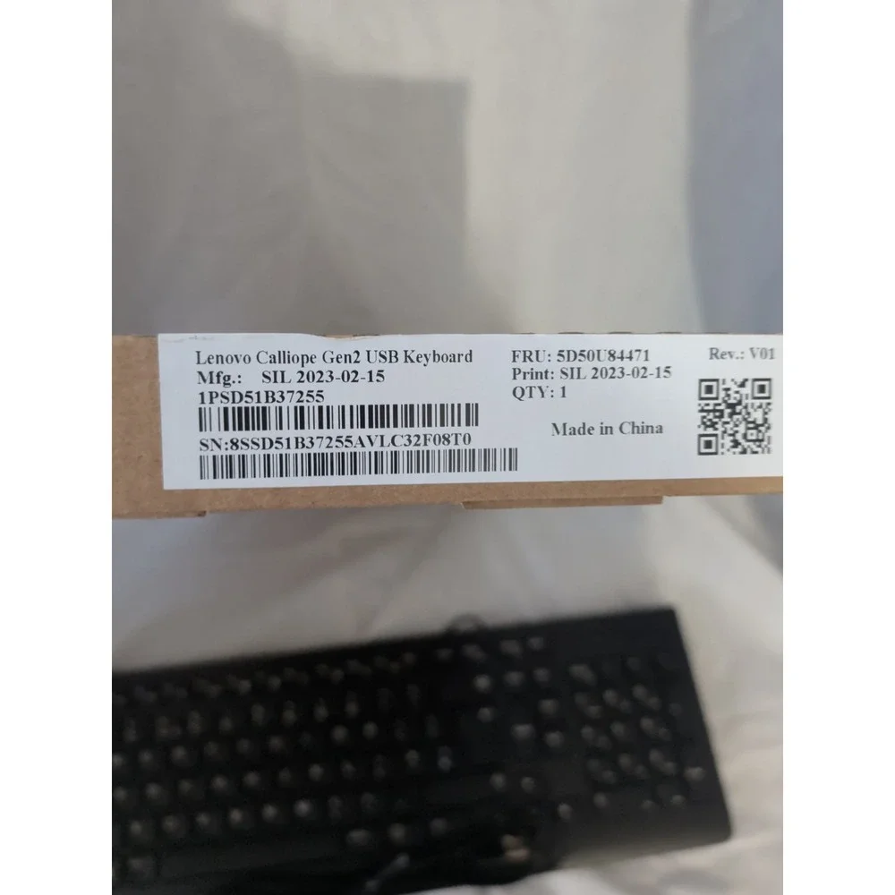 Lenovo Calliope Gen 2 Usb Keyboard